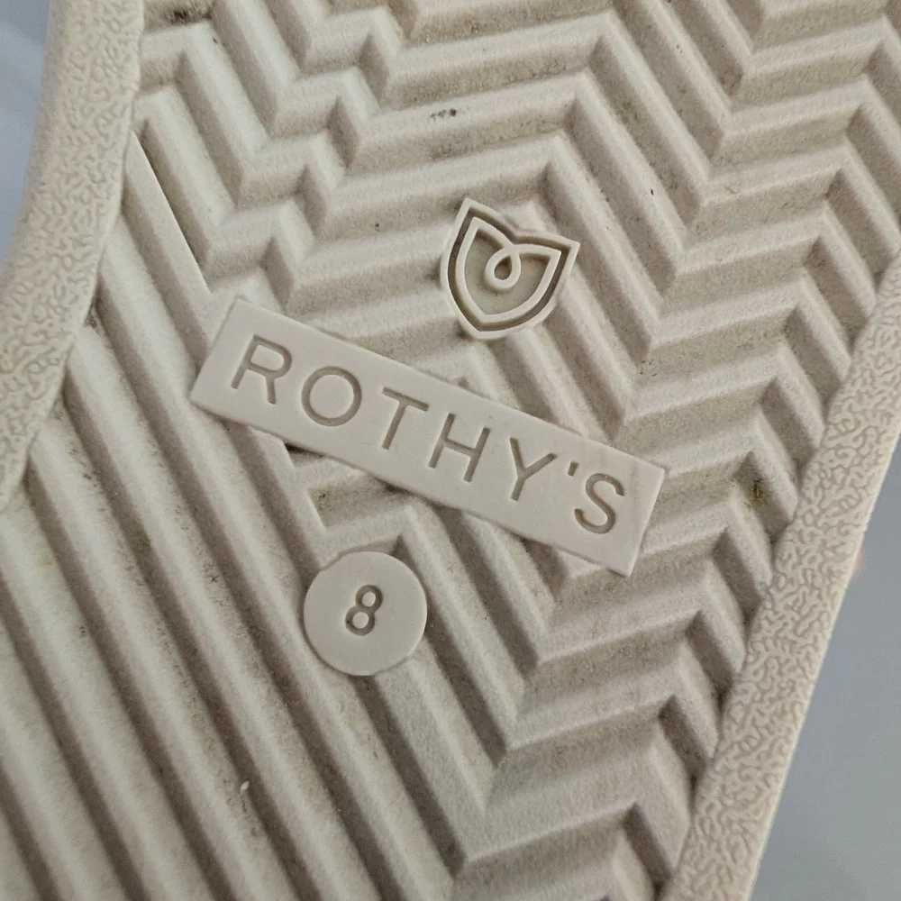 Rothy's Beige and Black Leopard Sneakers - Picture 2 of 6